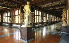 Uffizi and the David in a Morning