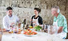 Vip Cooking in a Noble Villa and Farmers Market Tour